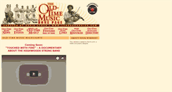 Desktop Screenshot of oldtimemusic.com